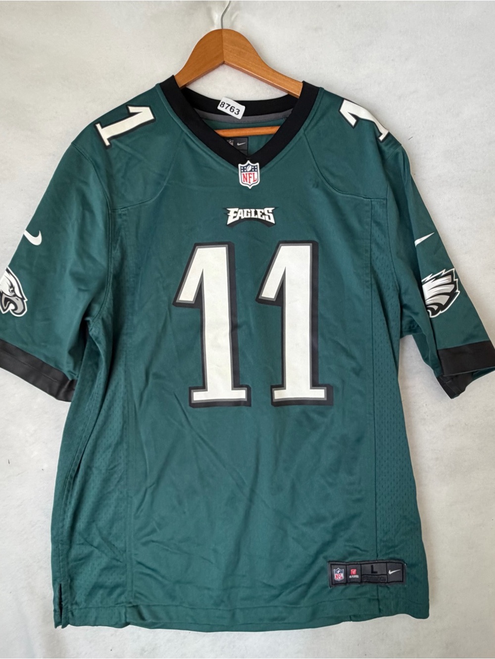 Carson Wentz  #11 Philadelphia Eagles Nike Jersey Mens L Midnight Green NFL 8763